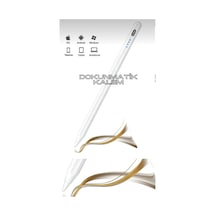 Dokunmatik Kalem Tüm Cihazlara Uyumlu Tablet Telefon Için Çizim & Yazı Kalemi Stylus Pen Beyaz - 686320039