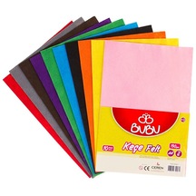 Bu-bu Keçe 20x30 10 Lu Bubu-ke0001 Çok Renkli