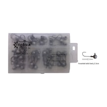 Captain 6435 Compact Eco Kutulu Jig Head Set 3gr 40 Adet
