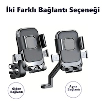Motosiklet,bisiklet ,scooter İçin 360 Derece Dönebilen Gidon Ve Siyah