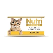 Nutri Feline Tavuklu Konserve Yetişkin Kedi Maması 85 G