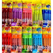 Me-O Creamy Treats Karışık Kedi Kreması Ödülü 10'lu 4 x 15 G