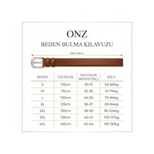 Onz Hakiki Deri Erkek Spor Kemer - Kot Ve Jeans Pantolon Uyumlu 4.5 Cm Açık Mint Yeşili
