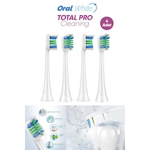 Oral White Sonic Total Pro Cleaning Philips Sonicare Uyumlu 4adet