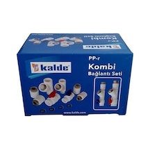 Kalde Beyaz Pp Kombi Seti Düz 10 Lu Mini Kollu