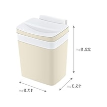Minimalist Tasarımlı Askılı Çöp Kutusu, 4 Lt Kapasite 6998