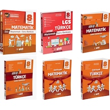 Gizli 2025 8. Sınıf Lgs Matematik + Türkçe Alıştırmalı + Usta İşi Soru + Gizli Kuşak Seti 6 Kitap Güncel Müfredat