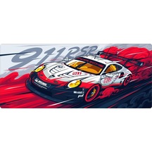 Gaming Mouse Pad 70x30 Cm Xl Büyük Dikişli Kenar Speed Oyuncu Mouse Pad 911rsr, 70x30 Cm