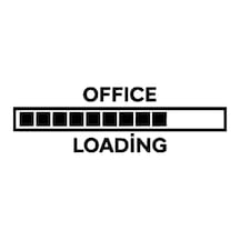 Office Loading Duvar Dekor Sticker 40 X 12 Cm