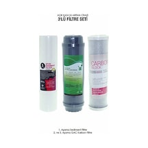 Reverse Osmosis Su Arıtma Cihazı 3'lü Filtre Seti
