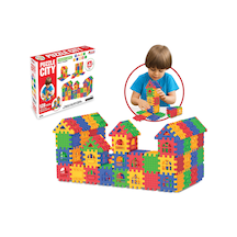 Puzzle City 128 Parça Eğitici Oyuncak