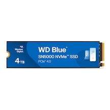 Wd Blue Sn5000, Wds400t4b0e, 4tb, 5500/5000, Gen4, Nvme Pcıe M.2 2280, Ssd