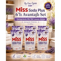Miss Soda Plus Çamaşır Sodası 500 Gr Lavanta 6lı Set Tplm 3000 Gr