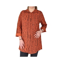 Kadın Çizğili Kol Kıvırmalı Tunik Bgl-St02106