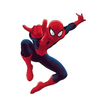 Rmk4831gm Ultimate Spider-man Peel And Stick Duvar Çıkartmaları, Kırmızı, Mavi, Sarı 1