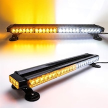 Çakar Lamba Çift Taraflı 54 Led Sarı-Beyaz / Lapa526