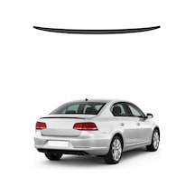 Vw Passat B7 2010-2014 Arası Uyumlu Araca Özel Bagaj Spoileri Piano Siyah 1 Parça