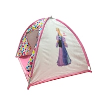 Abbie Eko Fashion Mavi Elbise Oyun Çadırı Bzi Pembe