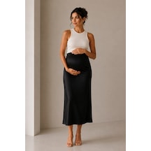Luvmabelly Myra9036- Saten Etek -siyah