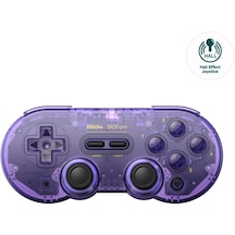 8bitdo Sn30 Pro Bluetooth Kablosuz Hall Effect Oyun Kolu Mor Switch/switch 2,pc,macos,android