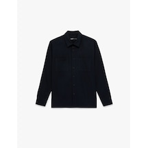 Koton Regular Fit Cepli Klasik Yaka Uzun Kollu Gömlek Lacivert 6sam60036nw Lacivert