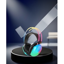 Rgb Aydınlatmalı Kablosuz Oyuncu Kulaklık 30ms Gecikme