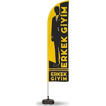 Erkek Giyim Reklam Yönlendirme ve Tanıtım Yelken Bayragı