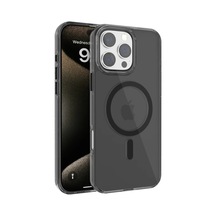 Joko Apple Uyumlu iPhone 16 Pro Gleam Pc Sert Magsafe Kılıf - Siyah 0.2M-Çok Renkli