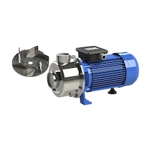 Sumak Sminox A-400 2T Paslanmaz Santrifüj Pompa Açık Fanlı Trifaz