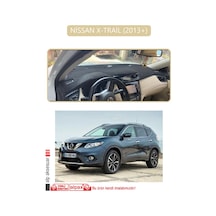 Nissan X-trail 2013+torpido Koruma Halısı Bej Kenar