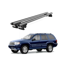 Venüs Jeep Grand Cherokee 1999-2005 Uyumlu Gri Ara Atkı Port Bagaj Tavan Barı