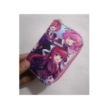 Owlbag Company Owl Bag Doki Doki Literatüre Club Desenli Tasarım Suni Deri Cüzdan Çok Renkli