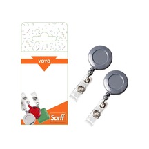 Sarff Yuvarlak Kancalı Eko Gri Yoyo 2 Li Blister