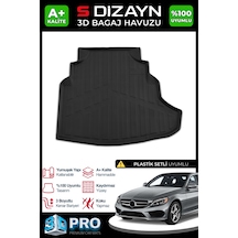 S-dizayn Mercedes C200 W205 3d Pro Bagaj Havuzu 2014-2021 A+ Kalite