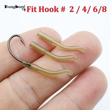 20 Adet Sazan Balıkçılık Aksesuarları Kanca Kollu Kicker Stil Boyutu Hattı Hizalayıcı Saç Kuleleri Zig Rig Terminali Mücadele Pop Up Boilie