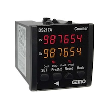Gemo DS217A-230VAC 6 Haneli Sayıcı