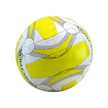 Voleybol Topu 270 Gr 5 Numara Voleybol Topu Dikişli Gri - Sarı