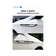 Bmw 3 Serisi Krom Yan Çamurluk Çıtası 4 Parça 3m Bantlı Araç Aksesuarı