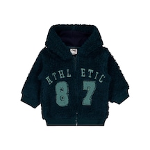 Civil Baby Kuzu Athletic Nakışlı 6-18 Ay Hırka - Yeşil 9-12 Ay Koyu Yeşil