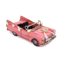 Dekoratif Metal Vintage Gelin Arabası Klasik Chevrolet Araba 24 C