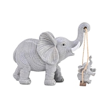 Suntek Fil Heykeli Orta Parça Masa Süsü Düğün Masası 17cmx13,5cm