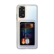 Redmi Note 11 Kılıf Kart Şeffaf Silikon - Şeffaf İtdark25038