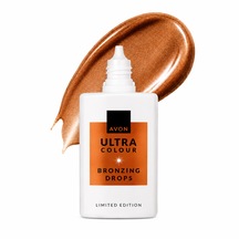 Avon Ultra Colour Bronzing Drops Işıltılı Bronzlaştırıcı Yüz Damlası 25 Ml 0