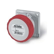 Scame IP67 Mak. Prizi (Düz) 4 x 16 A (2P+E) Trifaze