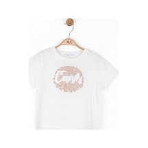 Xo Kids Kız Çocuk Tişort 8-14 Yaş 38382 Ekru
