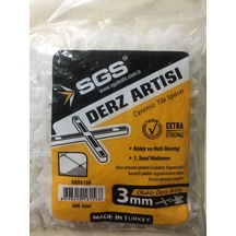 Sgs Oluklu Derz Artısı 3 Mm-2 Adet