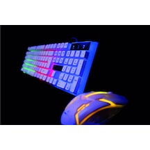 Dretech GTS-1001 Rgb Işıklı Oyuncu Klavye Ve Mouse Seti
