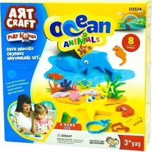 Dede Oyun Hamuru Okyanus Hayvanları Seti.