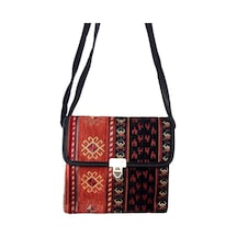Otantik Kilim Desenli Omuz Çantası