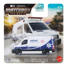 Matchbox The Movie - 2024 Mercedes-benz Sprinter Ambulance 1/64 Jnd16 Beyaz